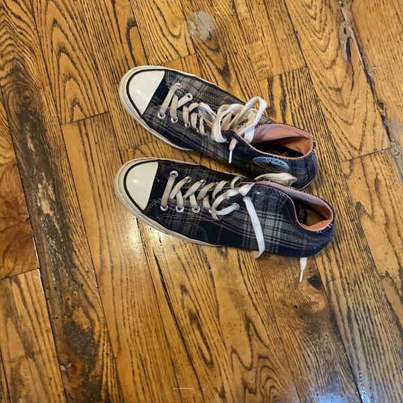 Converse All Star Chuck Taylor Plaid High Top Mens 10 Wmn 12 Rare - Picture 12 of 12